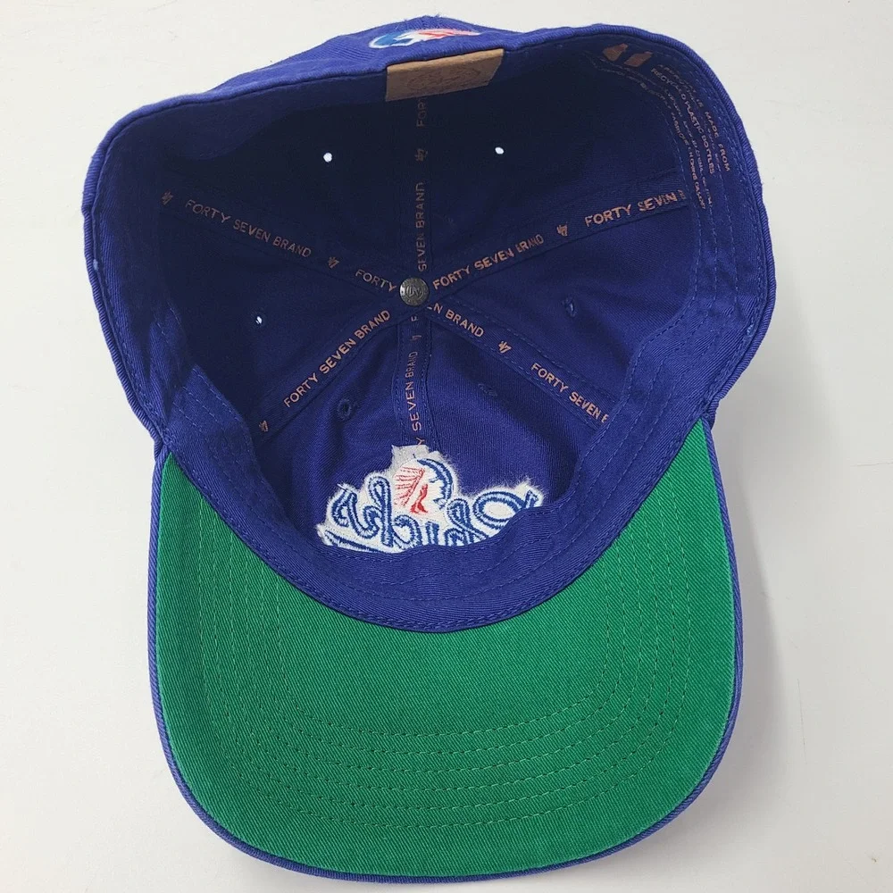 Memphis Chicks Hat Fitted M 47 Brand Franchise Blue MiLB Baseball Defunct Men